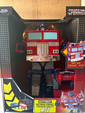 Optimus Prime Remote Control Action Figure - Red & Blue